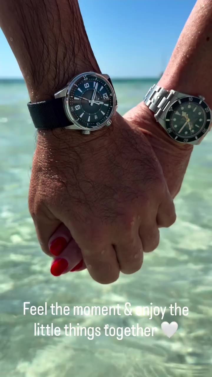 Feel the moments and enjoy the little tinks together guys 🤍💙 * JLC Polaris…