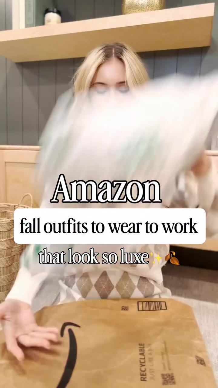 Amazon work outfits that look high-end but are actually comfy🤎✨just type…
