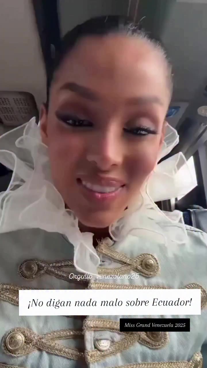 ¡Sale a aclarar! La reina de Venezuela en #MissGrandInternational sobre la…