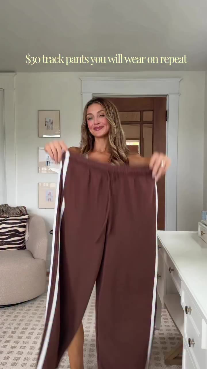Comment ‘want’ for links!! Comfy track pants you will wear on repeat 🔁!!!…