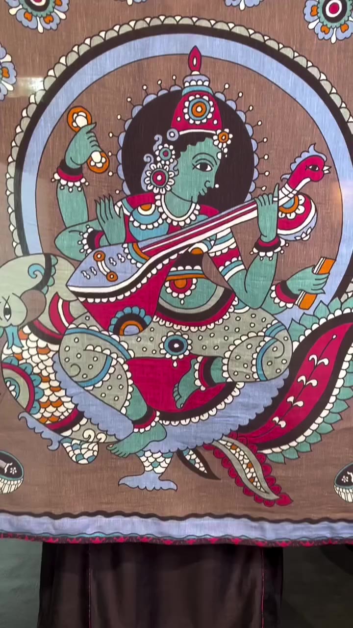 Inspired by Goddess Saraswati, the embodiment of wisdom, knowledge and the…