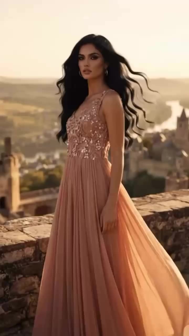 HONG KONG : The peach Georgette sharara teamed with a Kurta in beads n sequins…