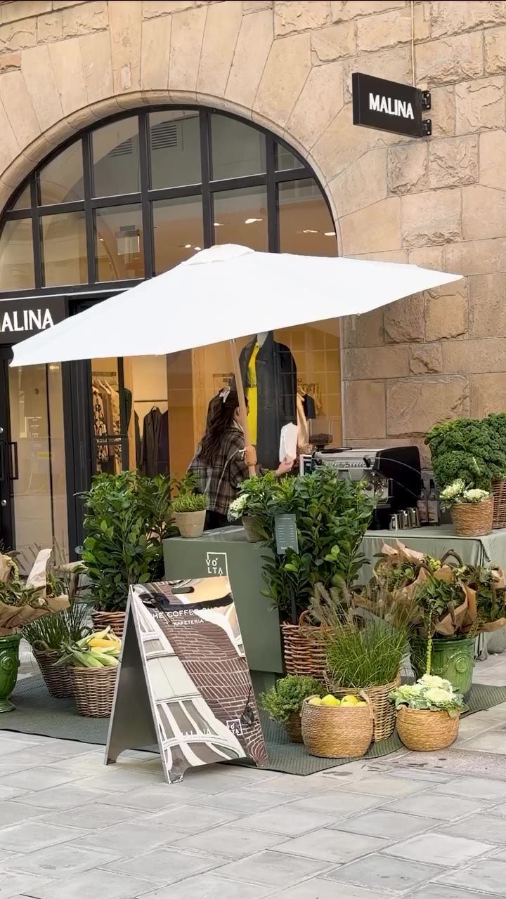 @cafevolta x Malina⁠ ⁠ Grab a coffee and flowers from @opheliafloralse ⁠ Today…