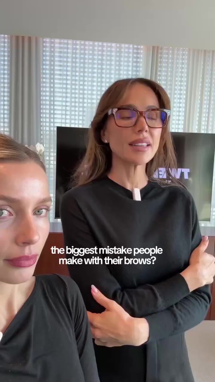 When @maryphillips gives you brow advice, you listen. We sat in the glam chair…