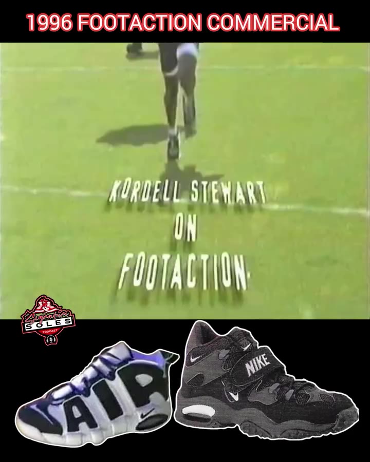 1996 FootAction commercial ft/ Kordell Stewart 👟 Follow @thesignaturesoles…
