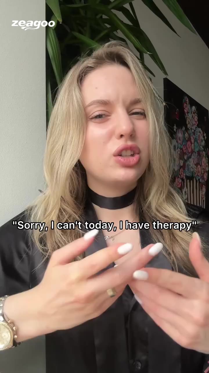 Sorry,I can't today,I have therapy!⁠ ⁠ ⁠ #Zeagoo #ZeagooXMayeMusk #OwnYourGlow…
