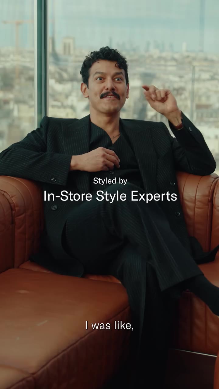 Some fits don't need words. Our Style Expert Diego's reaction says it all…