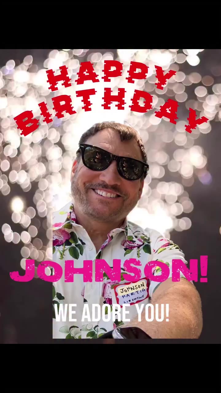 HAPPY BIRTHDAY JOHNSON! many many happy returns of the day