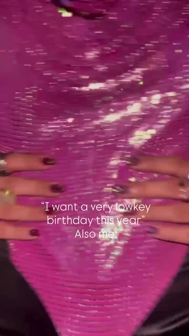 Not me popping champagne, matching my nails to my outfit , giving a solo dance…