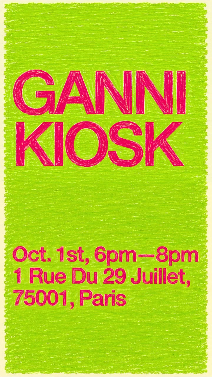 We’re bringing the GANNI Kiosk to Paris Fashion Week. Discover exclusive…