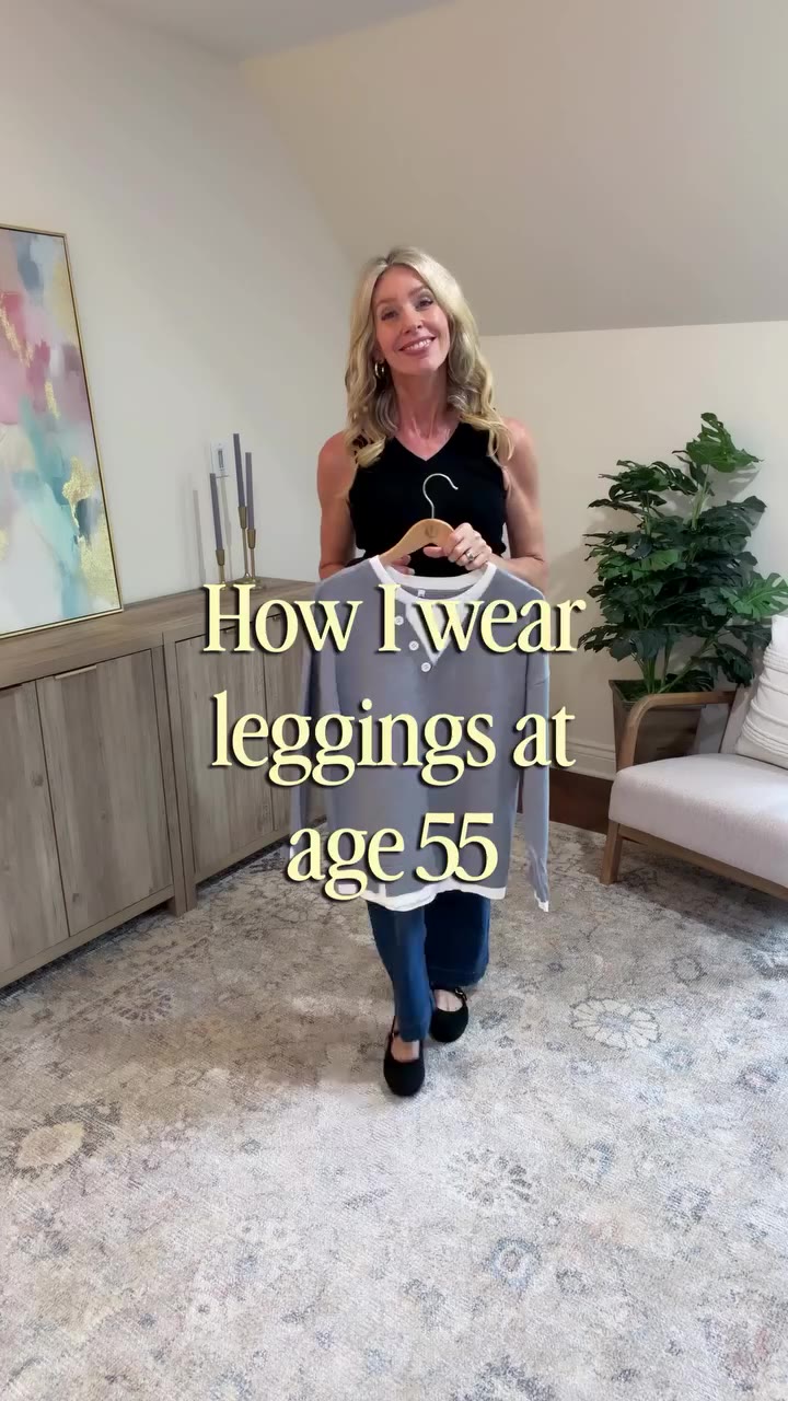 ✨How I wear leggings at age 55! C0mment YES for all of the details sent to…