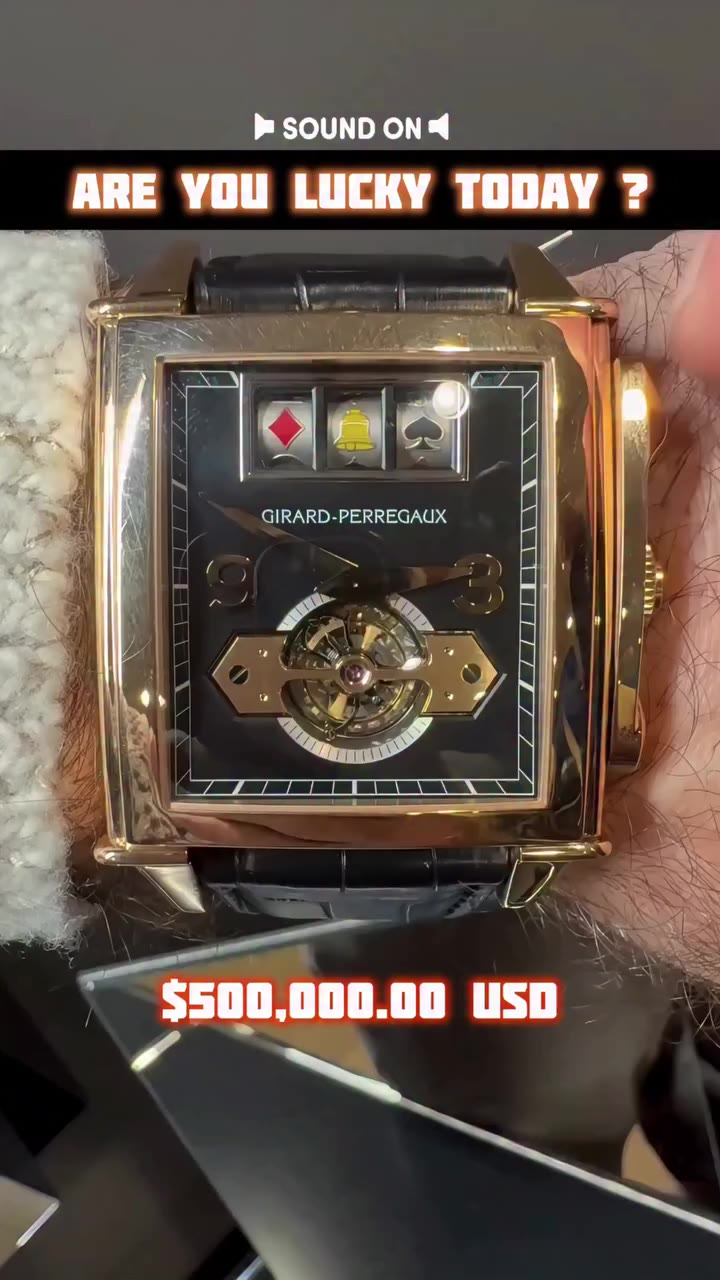 High watchmaking meets High Roller energy. 🎰✨ The @girardperregaux Vintage…