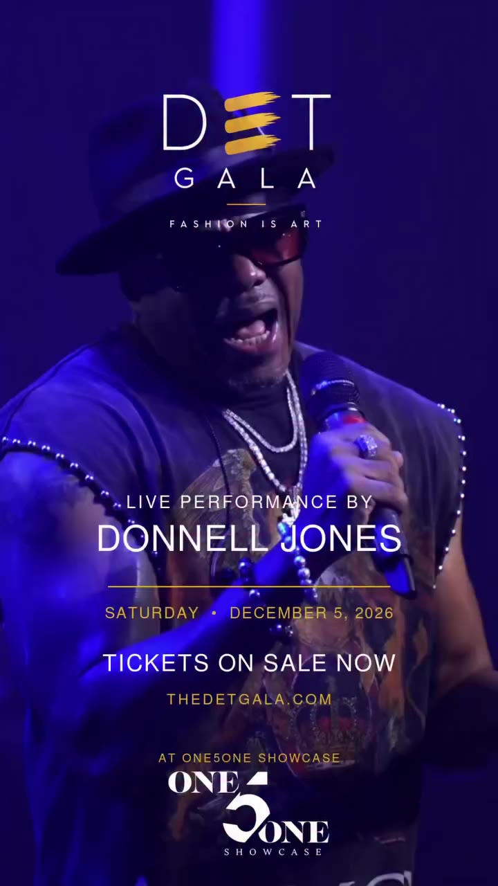 Detroit, this is how we set the stage. Statement-making fashion. Timeless R&B…