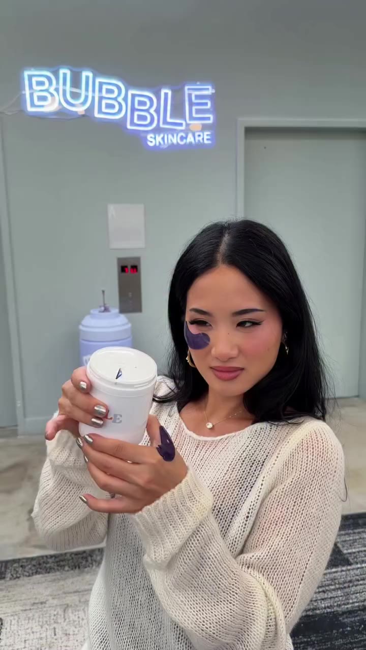 do yall want these viral undereye jelly patches from bubble? Bc here to burst…