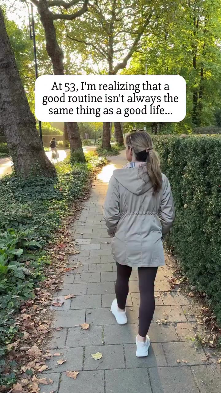 So what does a good life look like when your routine is working just fine?…