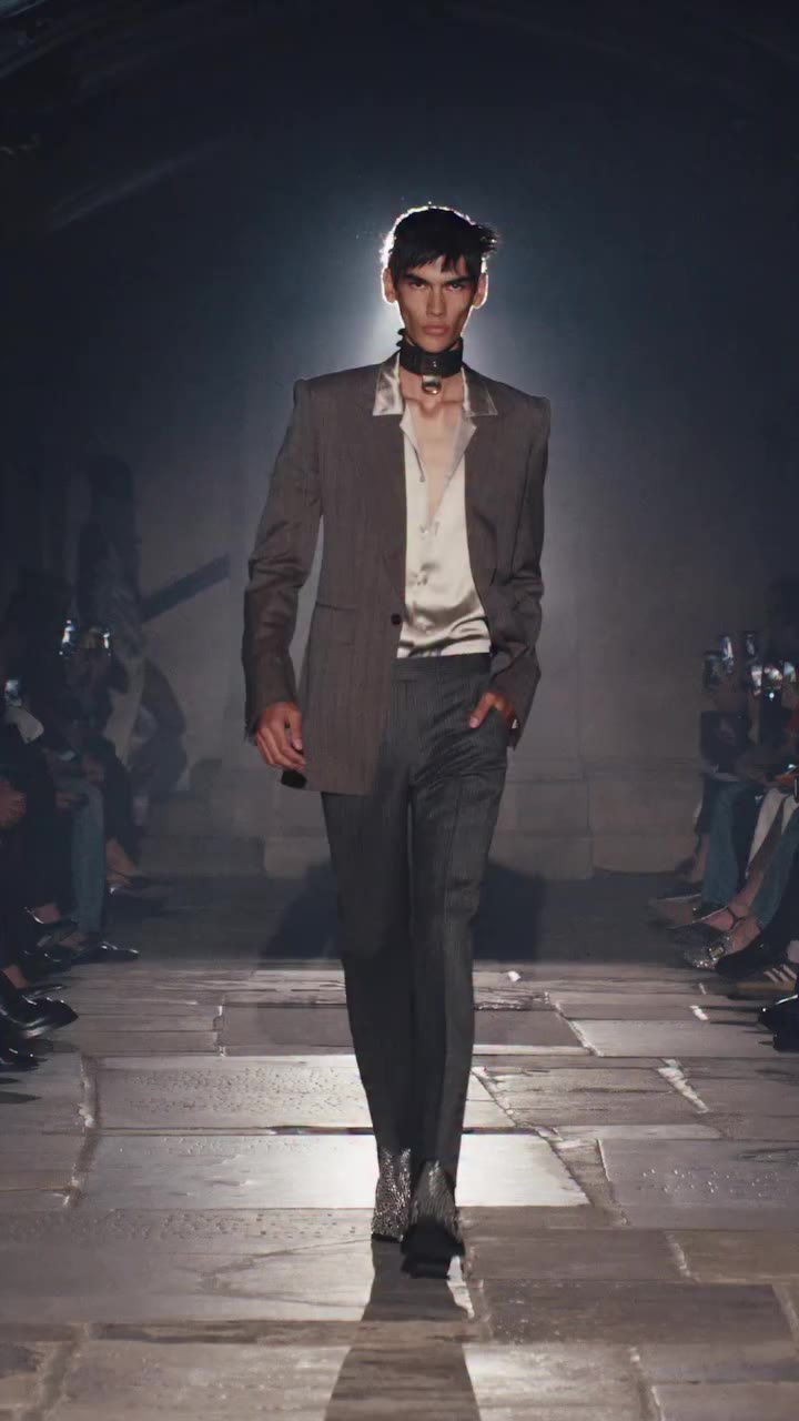 Look 06, 10 and 34 Huntsman Savile Row for Alexander McQueen. Three bespoke…