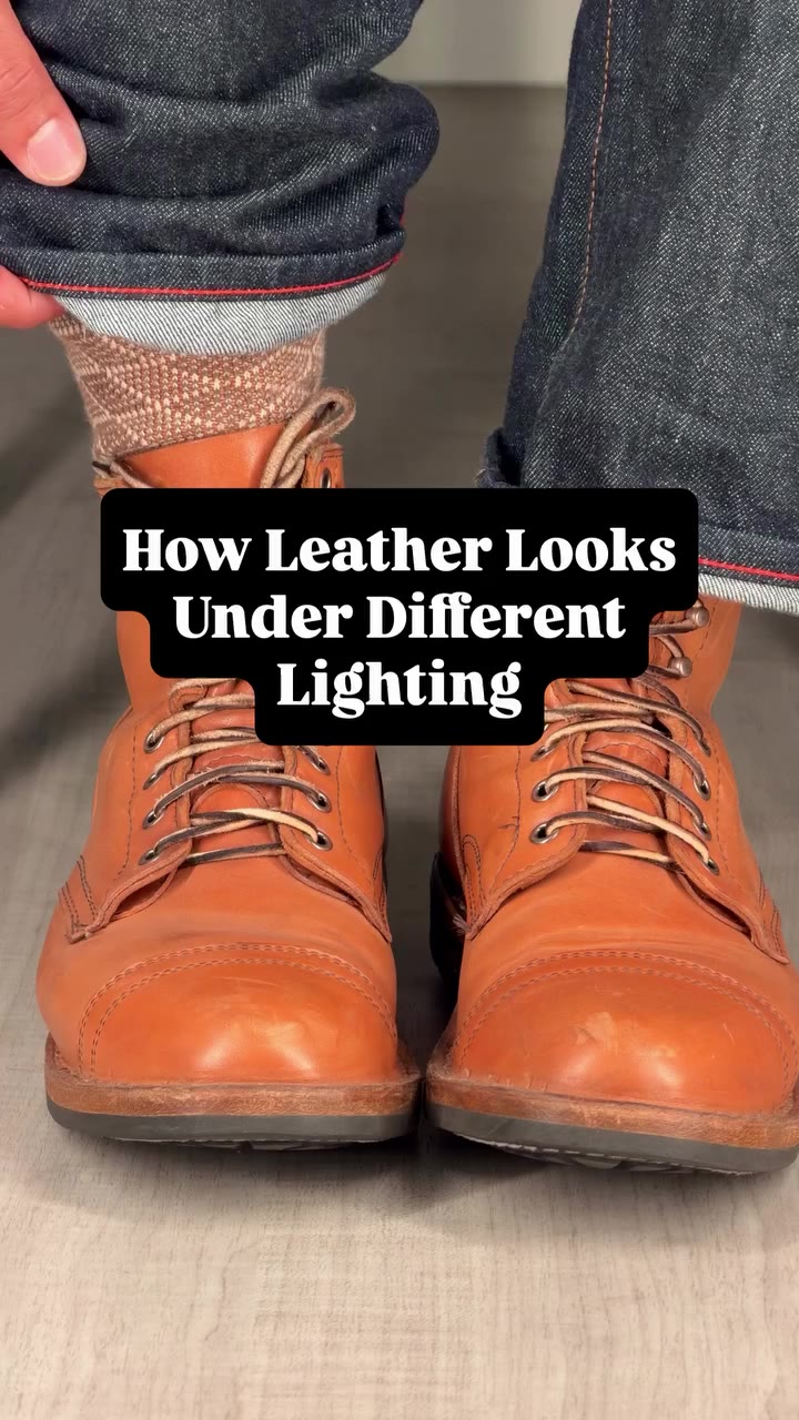 Ever wonder how leather boots look under different lighting? Well boot fam…