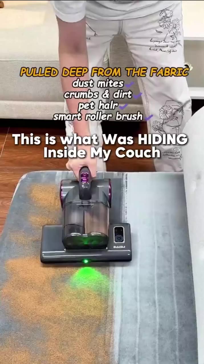 I genuinely yelped when I saw what was hiding inside my couch today. 🤮😂 The…
