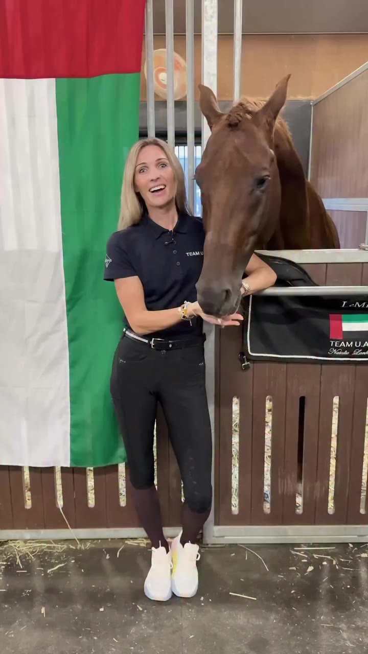 This weekend in Tokyo, dressage rider #NatalieLankester is representing the…