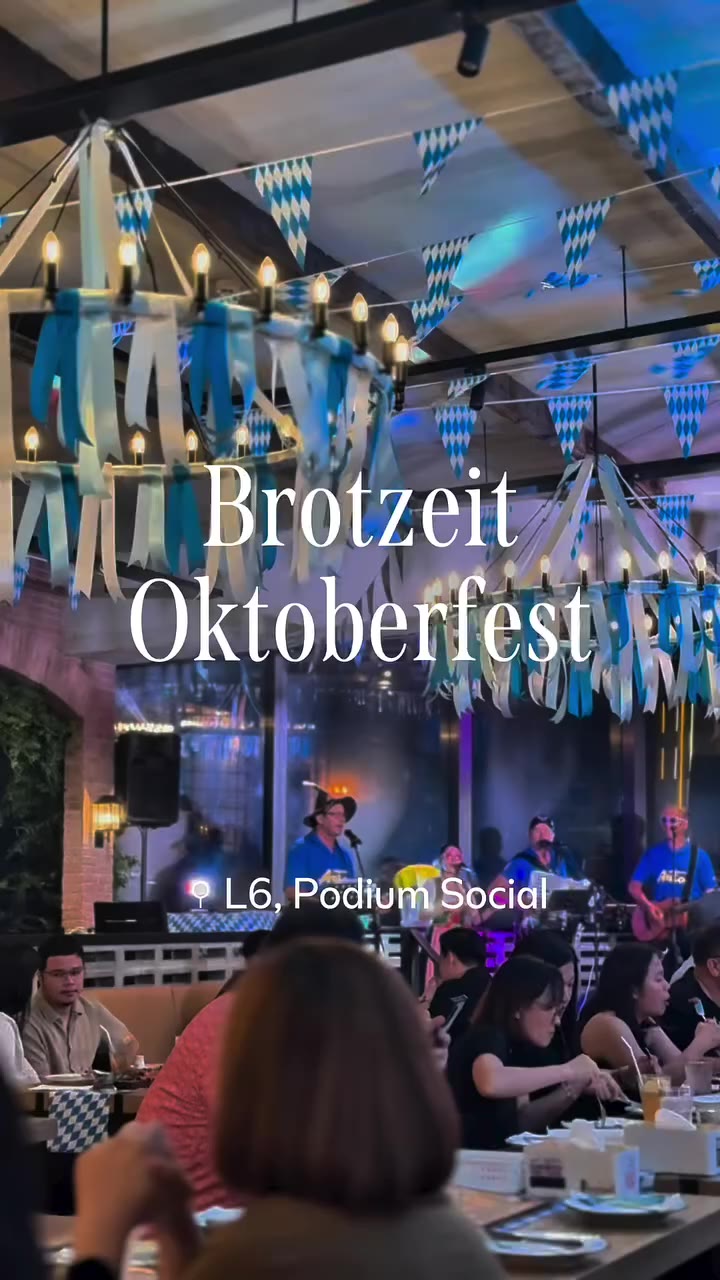 Cheers to Oktoberfest with Brotzeit at Level 6, Podium Social🍻