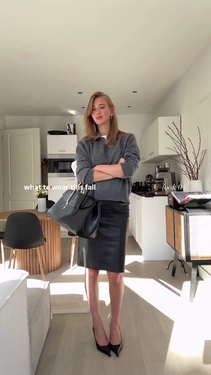 another outfit formula I keep coming back to: midi skirt + a beautiful knit…