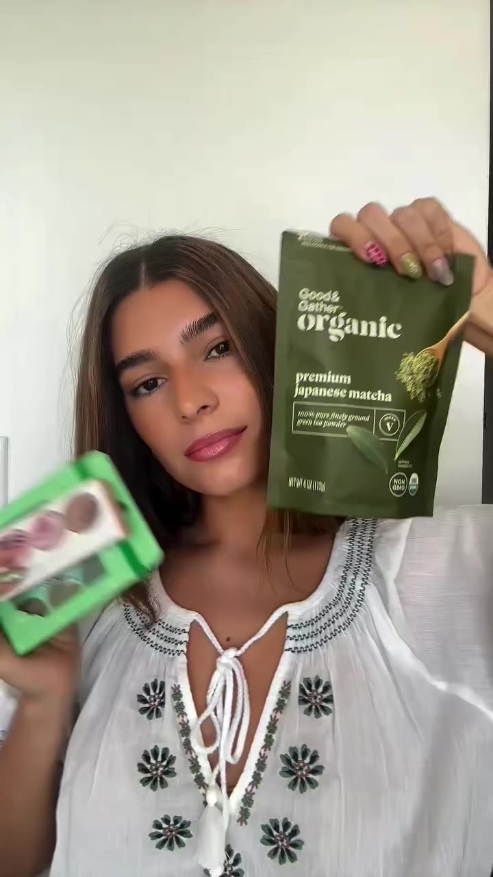 when your matcha latte matches your makeup lol @target