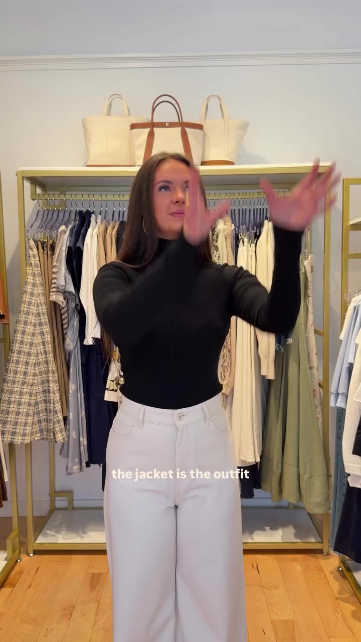 For fall, the jacket is the outfit 🧥🍂 From tailored blazers to lightweight…