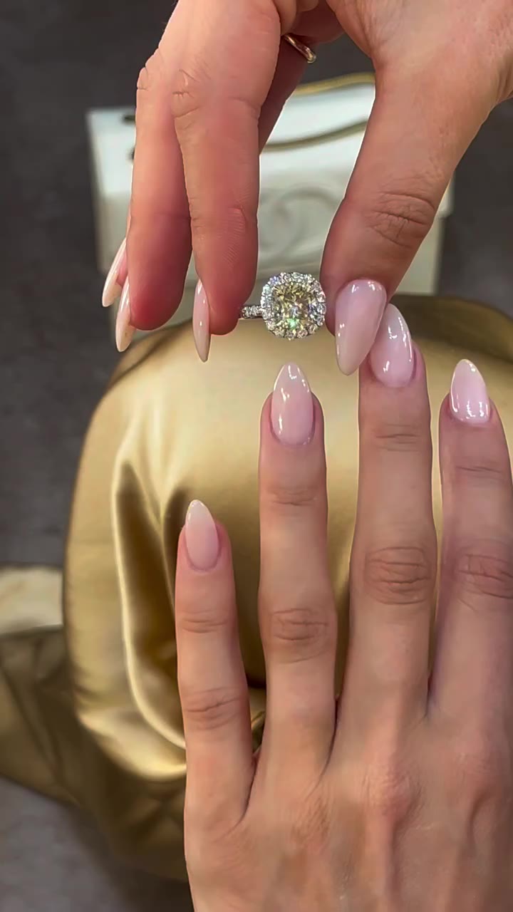 Yes, you read that right! This center stone is NOT a diamond, it’s a…