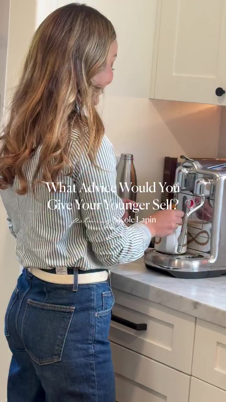@nicolelapin’s reminder to her younger self: slow down and focus on what…