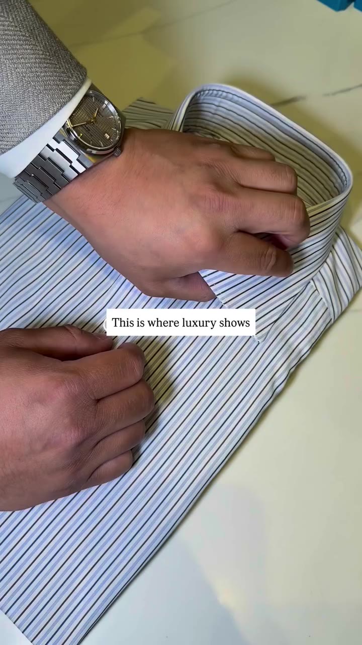 This is where luxury shows. Perfectly aligned stripes, clean seams, and a…