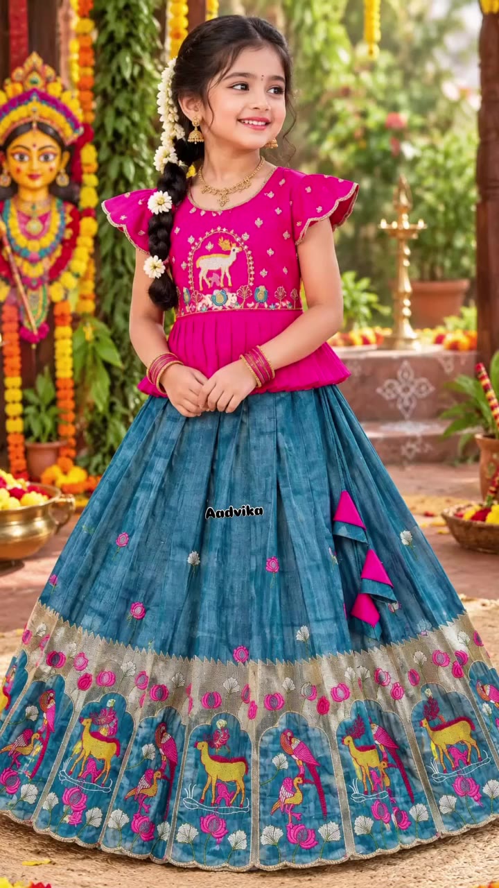 *✨ DASSERA SPECIAL – VANTARA DESIGN ✨* 🌸 *Peplum* : Vichitra Silk with…