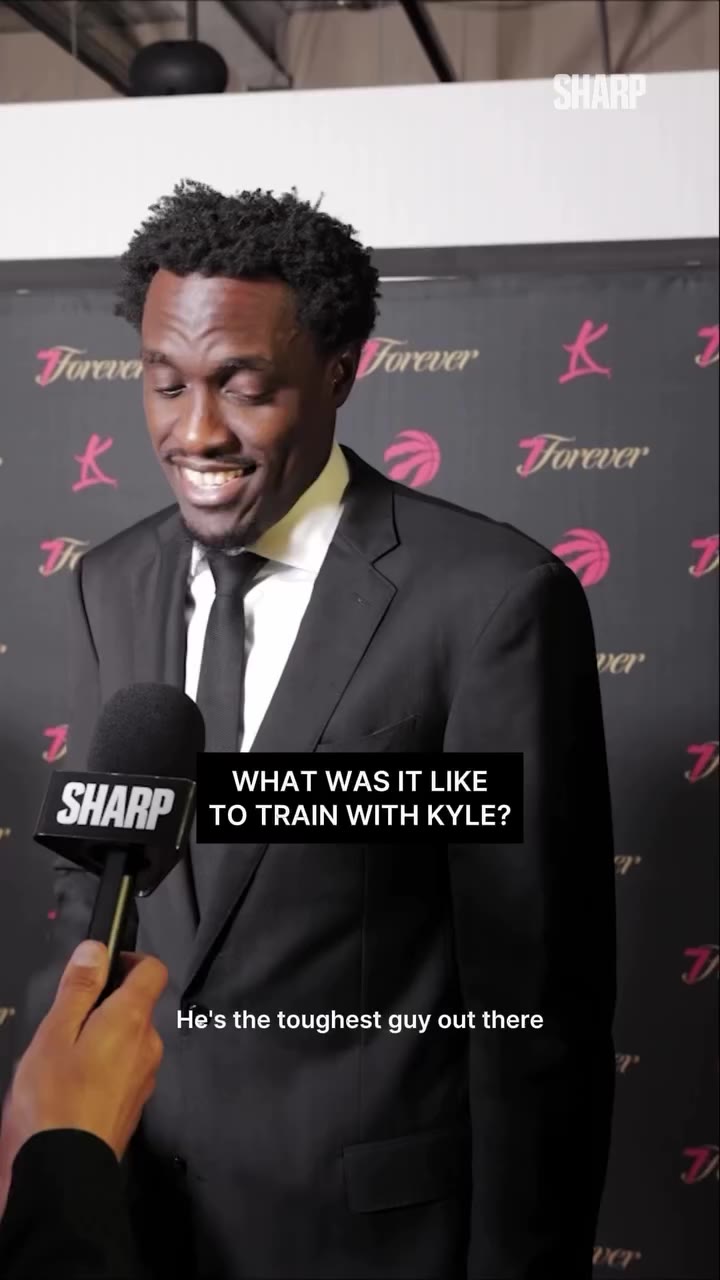 Pascal Siakam on Kyle Lowry’s retirement and his legacy with the Raptors 🧡 🎥…