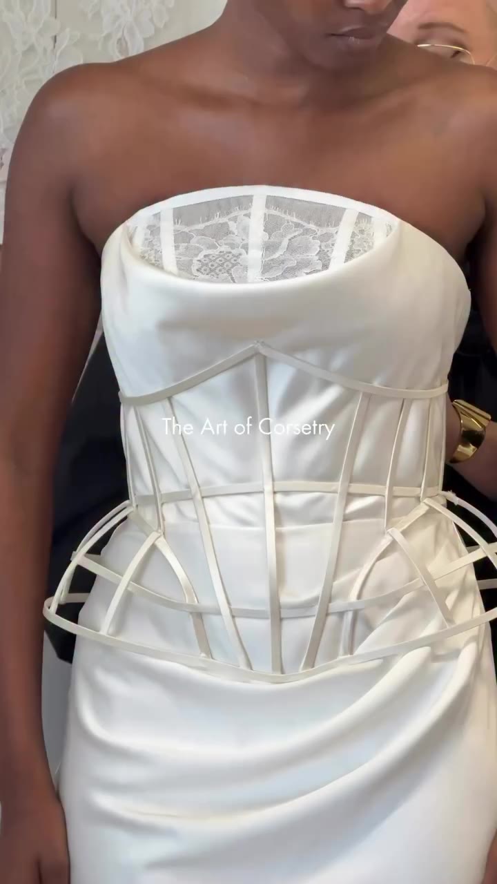 The art of bridal corsetry. For the modern bride, getting married in 2027…