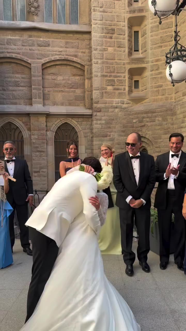 The ceremony was beautiful, and then came the party. 🏰✨ Celebrating…