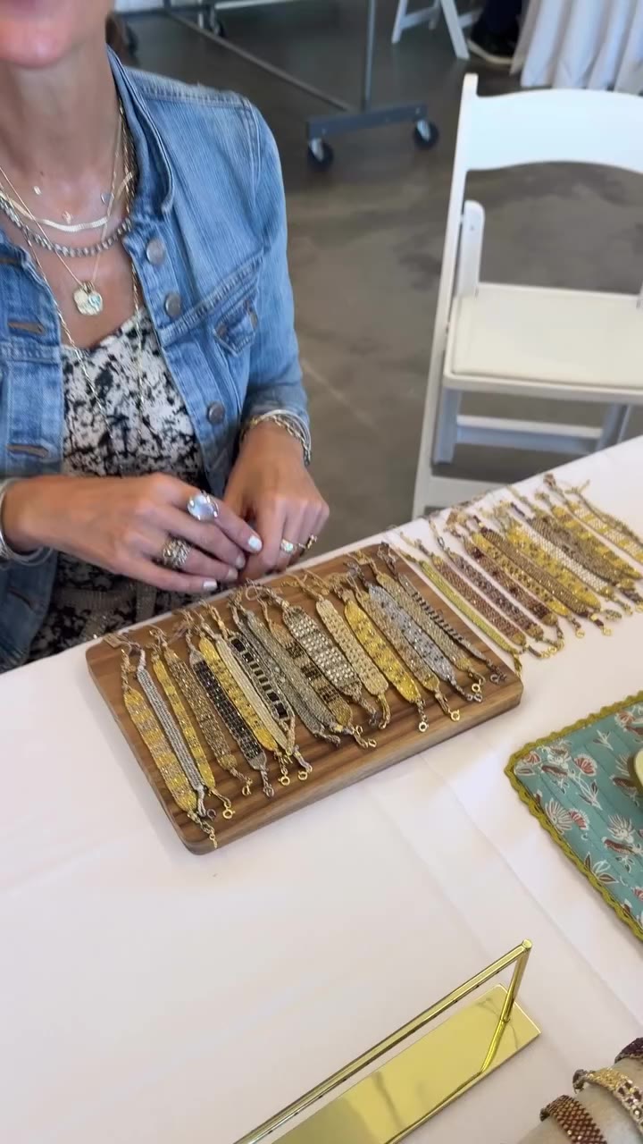 The rhythm of the weave and the magic that emerges when unexpected materials…