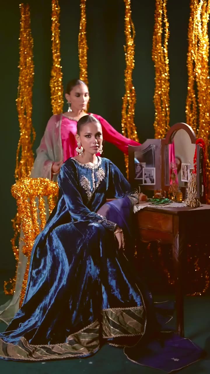 Velvet that drapes in poetry and elegance. Stay tuned for Nizka’s Makhmal…