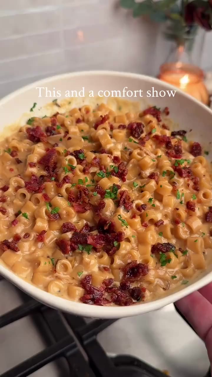 Girl dinner, but make it extra cozy. 🧀✨ @badbatchbaking’s one-pan French…