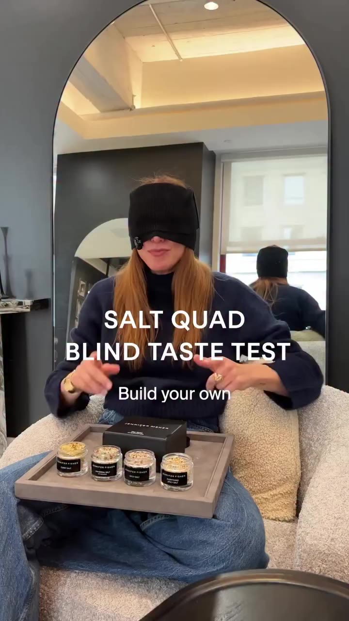 My creative team made me blind taste test my salt quad with no food or water…