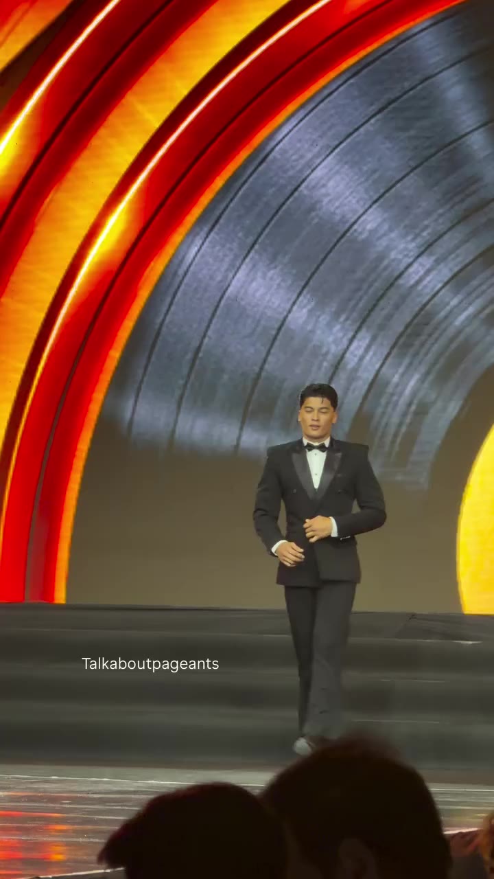 Audience view: Distinctively Handsome Men in the Preliminary Eveningwear…