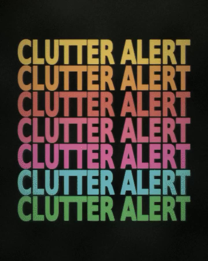 🚨 CLUTTER ALERT 🚨 Quick—what’s the ONE thing in your house that’s officially…