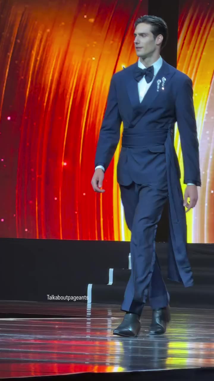 Audience view: Distinctively Handsome Men in the Preliminary Eveningwear…