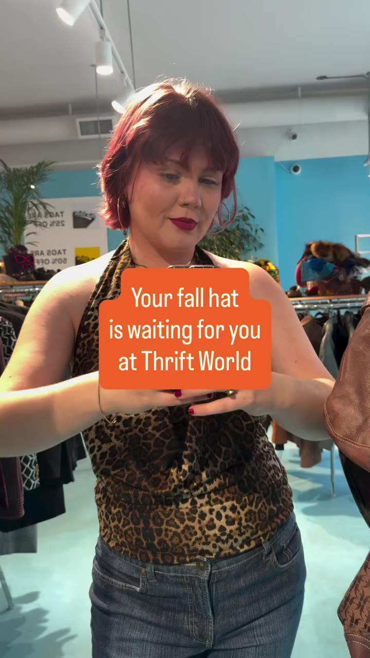 And all under $15! #thriftworld #vancouverthrift #thrift #fallfashion #hats