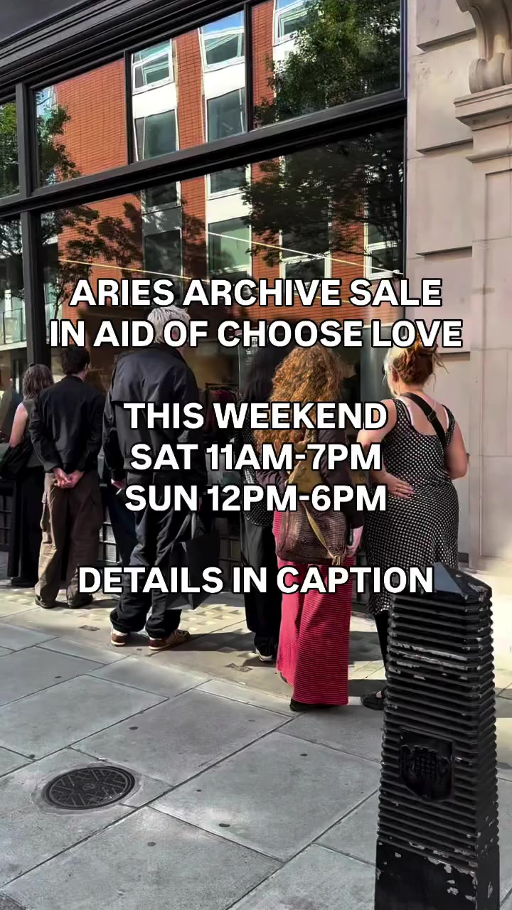 IN-STORE ARCHIVE SALE 🧸 Join us at our Flagship Store in Soho on Saturday…