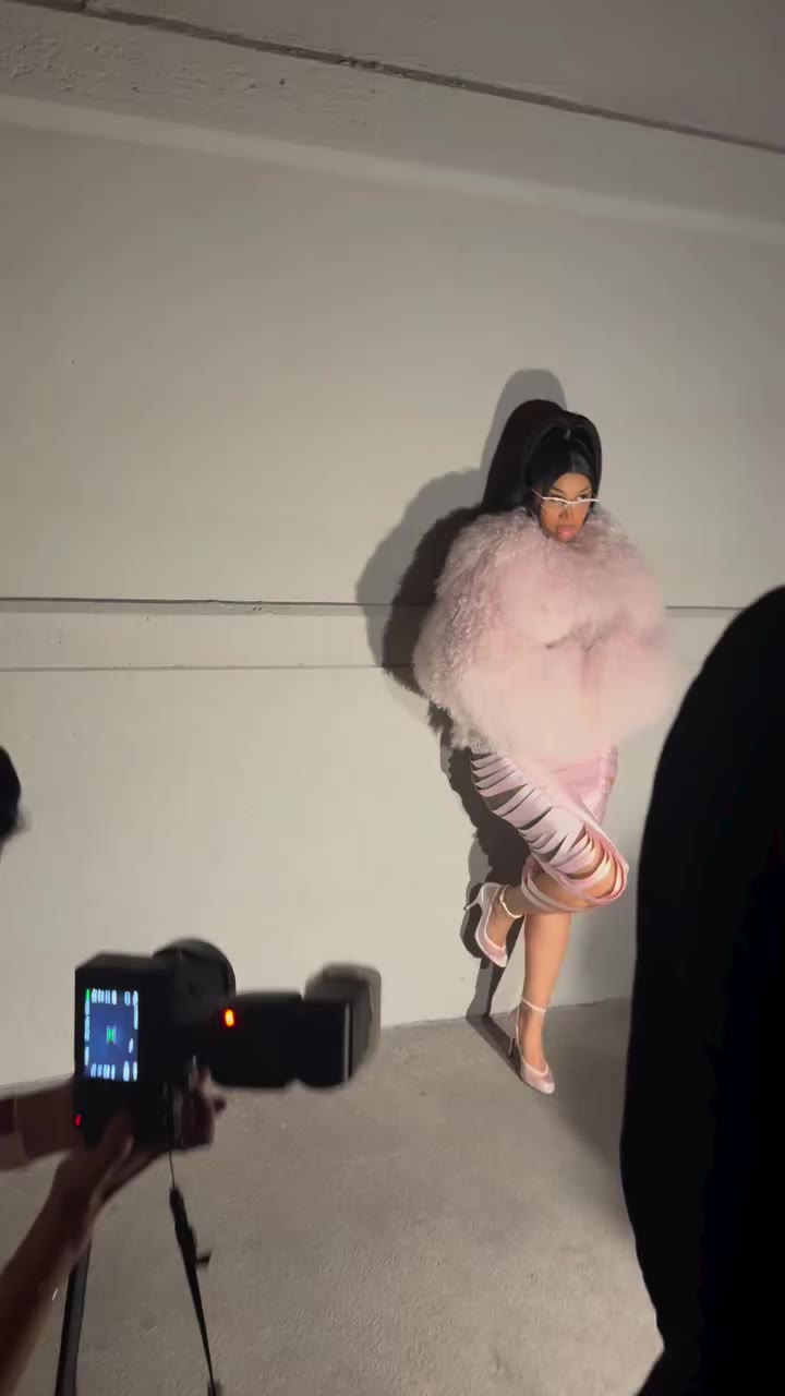 #cardib @theattico ss27 runway show #milanfashionweek
