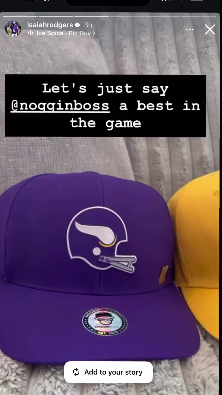 When @isaiahrodgers says I need em all, you send every color! SKOL!