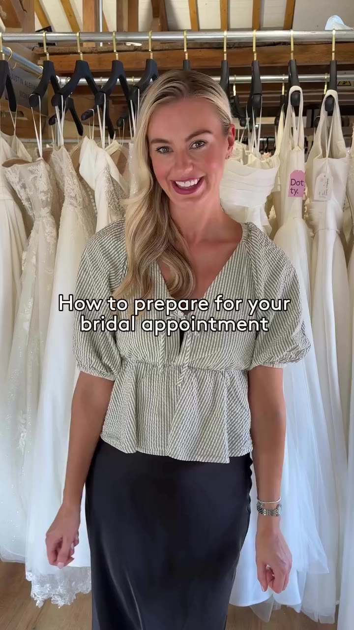 What to bring to your bridal appointment 💗 One of our most asked questions…