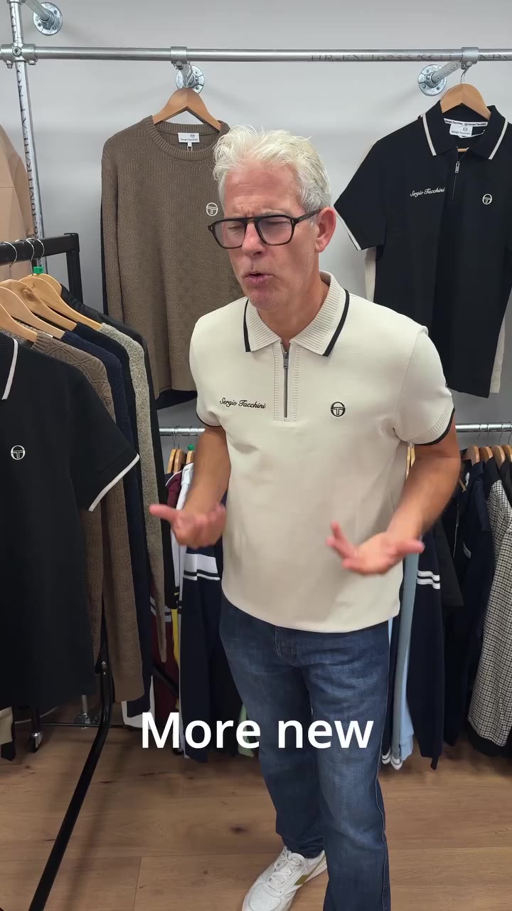 Get your wardrobe ready with fresh Sergio Tacchini knitwear. A great variety…