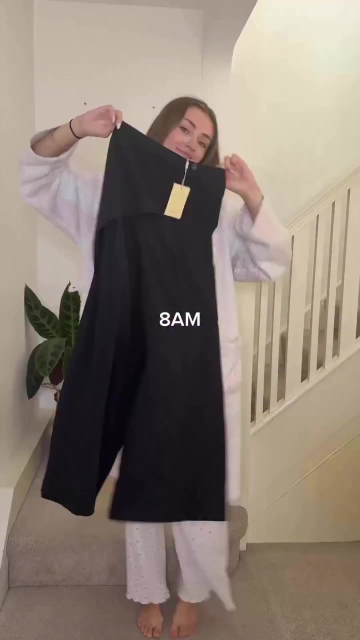 Quick transformation video using the same pair of trousers. Black Trousers…