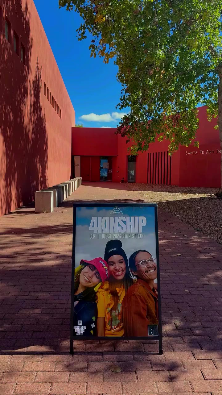 IT’S AN INDIGENOUS MALL DOWN HERE AT SFAI. 😂🔥🛸 Setting up with some of the…