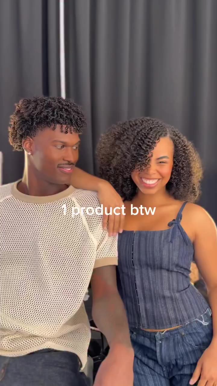 me and @jvnhair curl defining mousse against the world🌍➰✨ . . Curl Defining…